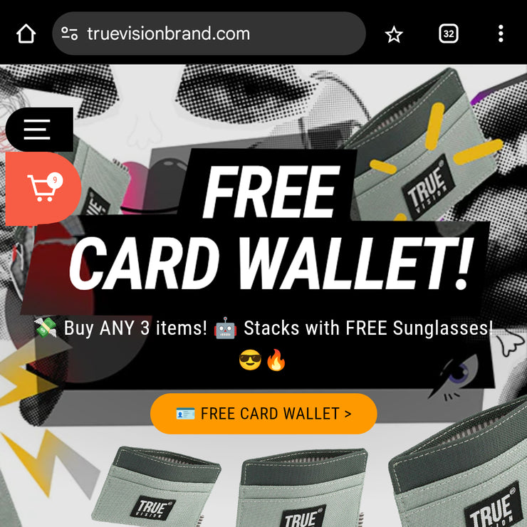 FREE - Slim Card Wallet (Worth £24.99)