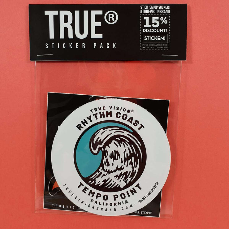 Truebasics Sticker Pack FREE - Vinyl Sticker Packs (Worth £7.99) – truevisionbrand